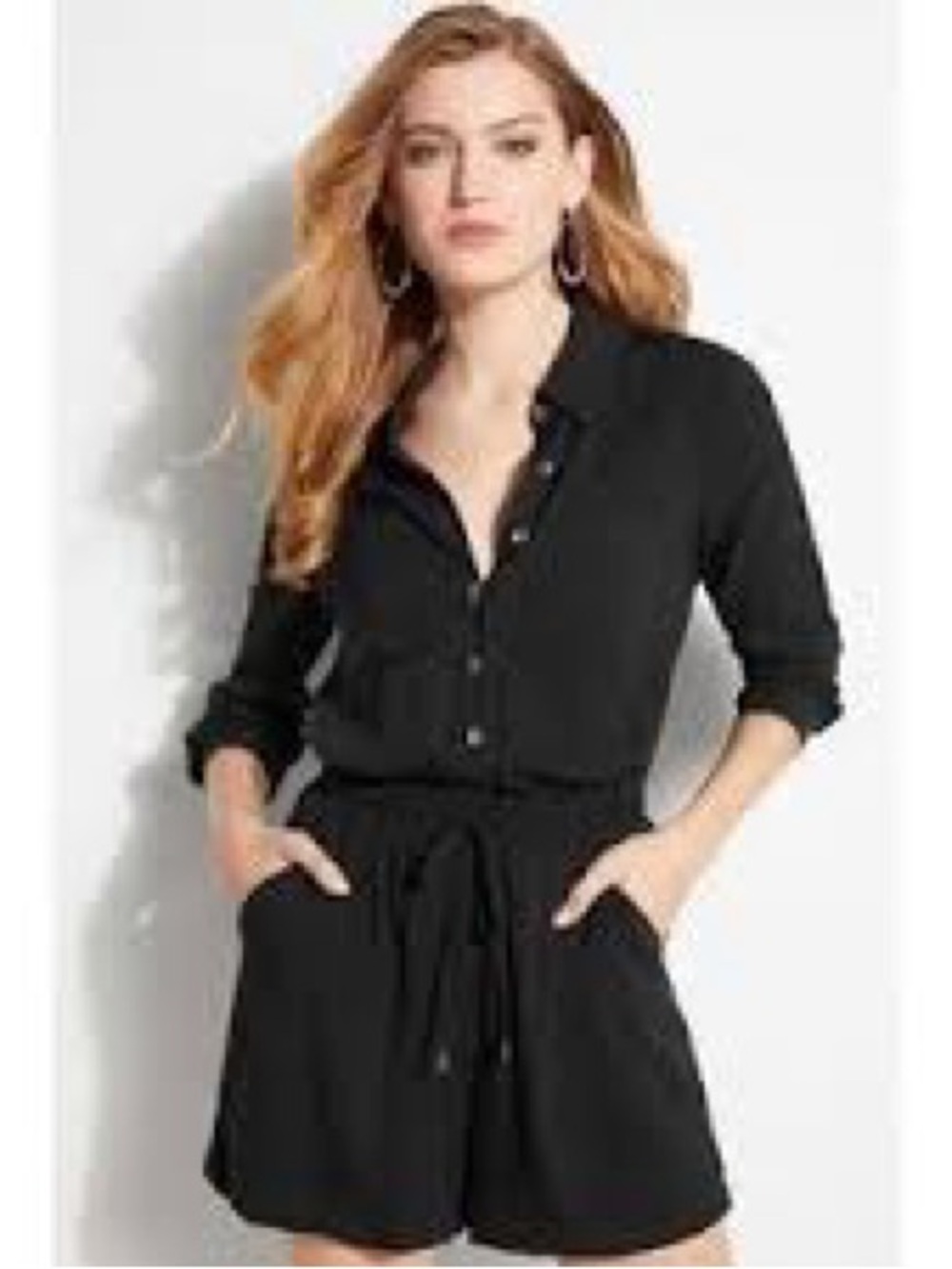 GUESS Black Utility Romper Shorts Size 10 (EUC)
